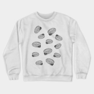 human brain collage Crewneck Sweatshirt